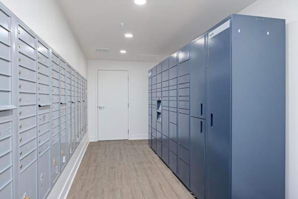 Lockers room at Avia Apartments on College Blvd (Overland Park), Overland Park, KS